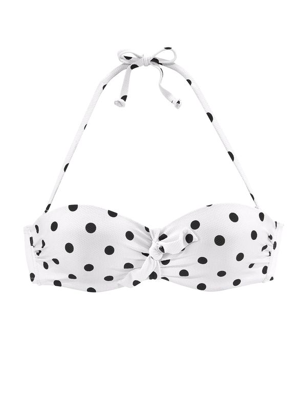 LASCANA LASCANA Bikini zgornji del  črna / bela