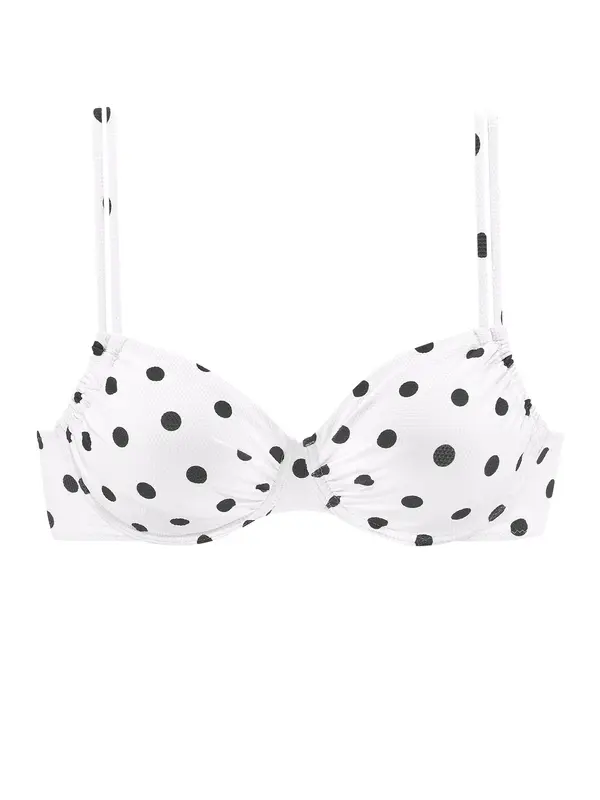 LASCANA LASCANA Bikini zgornji del  črna / bela