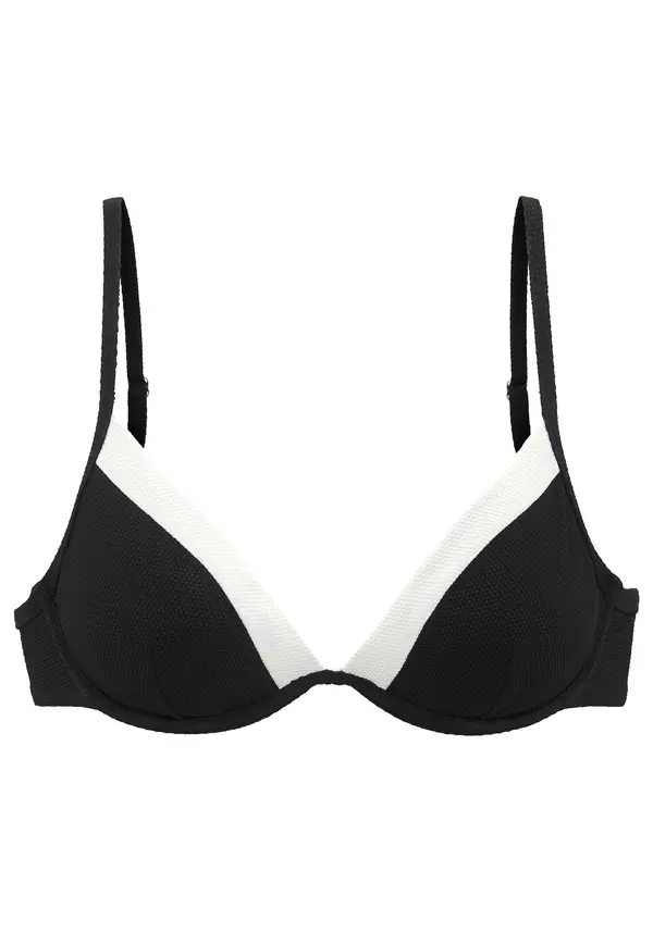 LASCANA LASCANA Bikini zgornji del  črna / bela