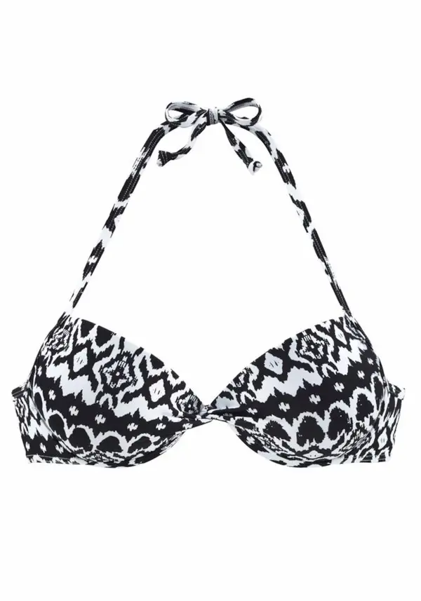 LASCANA LASCANA Bikini zgornji del  črna / bela