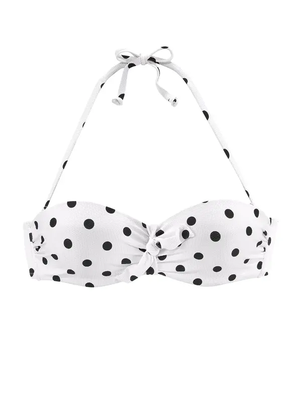 LASCANA LASCANA Bikini zgornji del  črna / bela