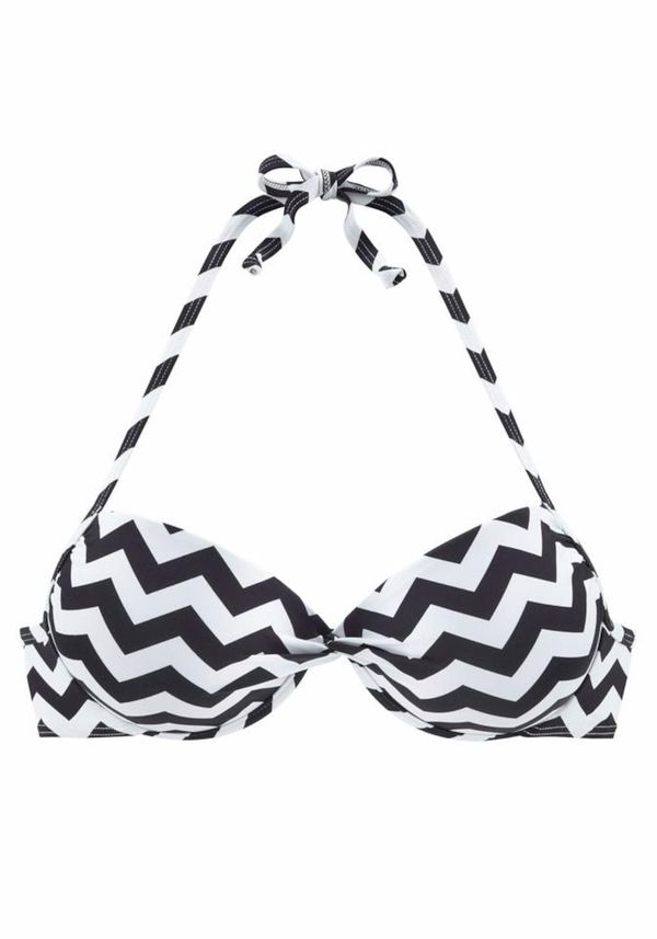 LASCANA LASCANA Bikini zgornji del  črna / bela