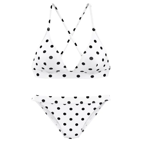 LASCANA LASCANA Bikini zgornji del  črna / bela