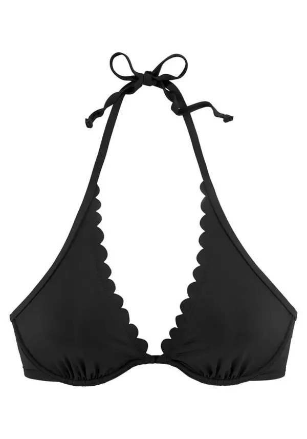 LASCANA LASCANA Bikini zgornji del  črna