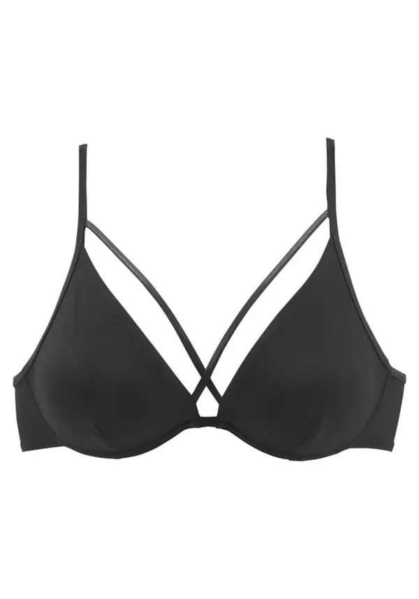LASCANA LASCANA Bikini zgornji del  črna