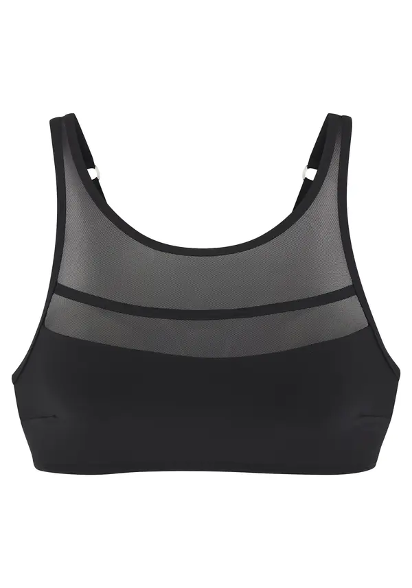 LASCANA LASCANA Bikini zgornji del  črna