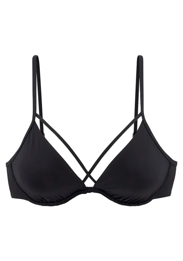 LASCANA LASCANA Bikini zgornji del  črna