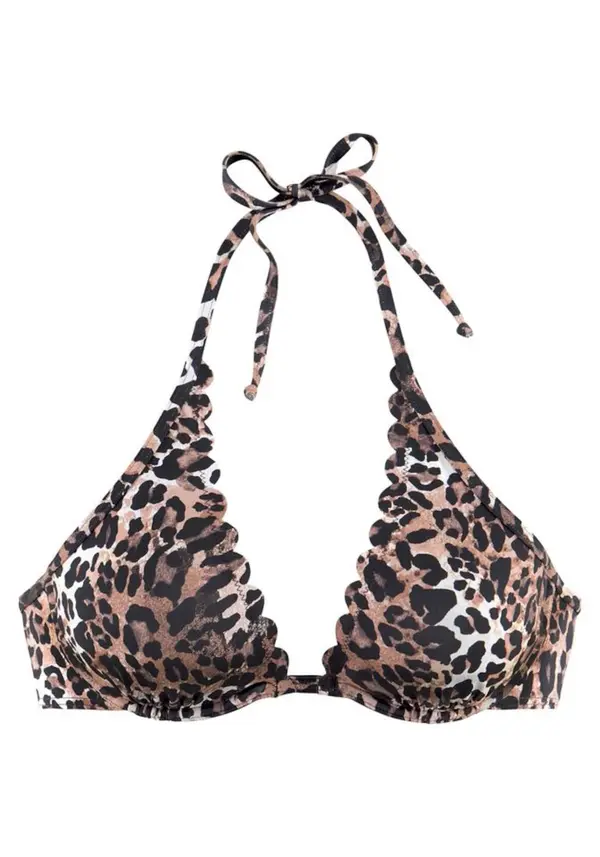 LASCANA LASCANA Bikini zgornji del 'Lexa'  bež / svetlo rjava / temno rjava