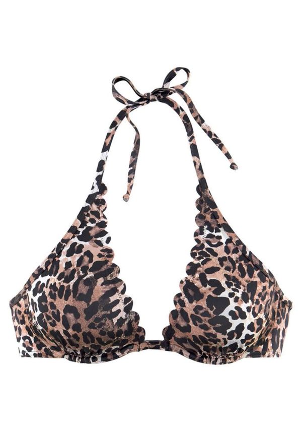 LASCANA LASCANA Bikini zgornji del 'Lexa'  bež / svetlo rjava / temno rjava