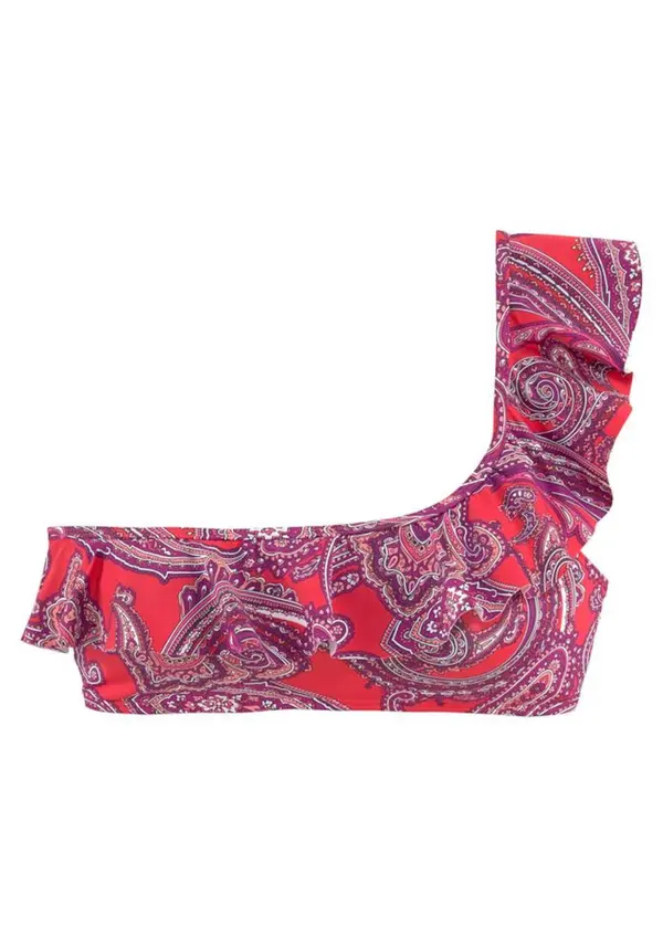LASCANA LASCANA Bikini zgornji del  lila / marelica / rdeča / bela