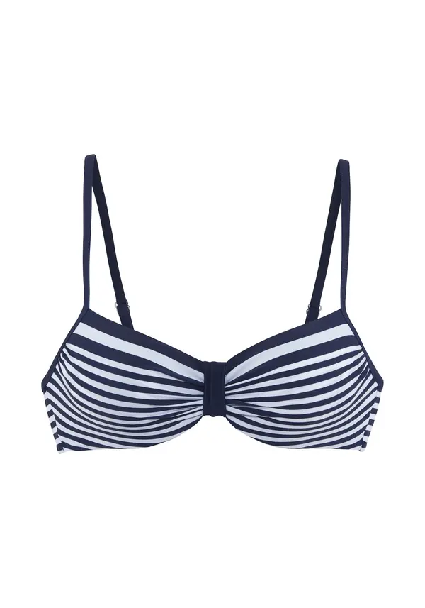 LASCANA LASCANA Bikini zgornji del  marine / bela