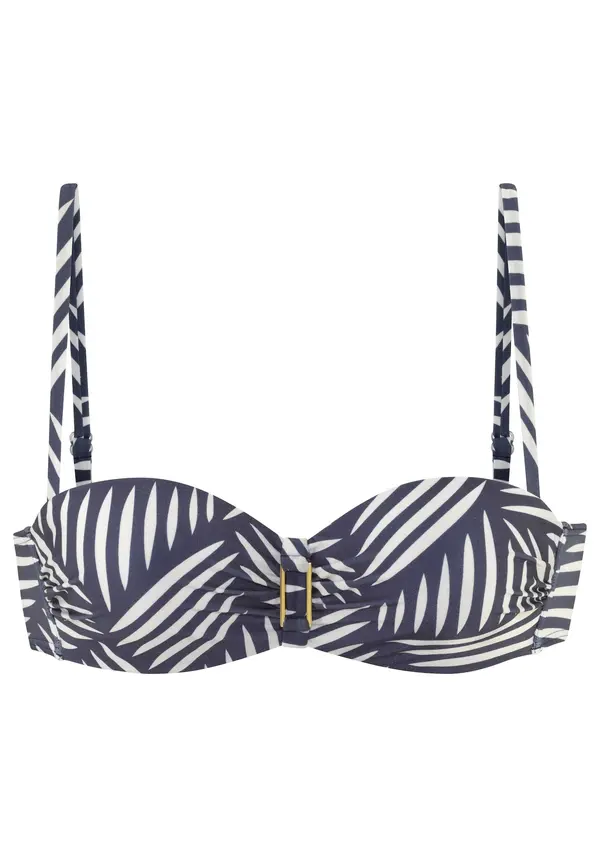 LASCANA LASCANA Bikini zgornji del  marine / bela