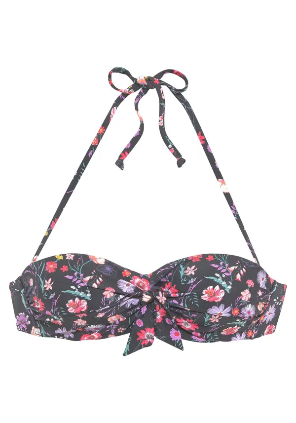 LASCANA LASCANA Bikini zgornji del  mešane barve / črna