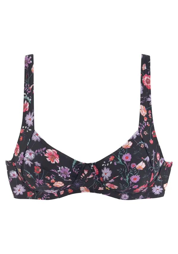 LASCANA LASCANA Bikini zgornji del  mešane barve / črna