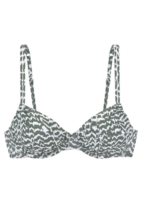 LASCANA LASCANA Bikini zgornji del  oliva / bela