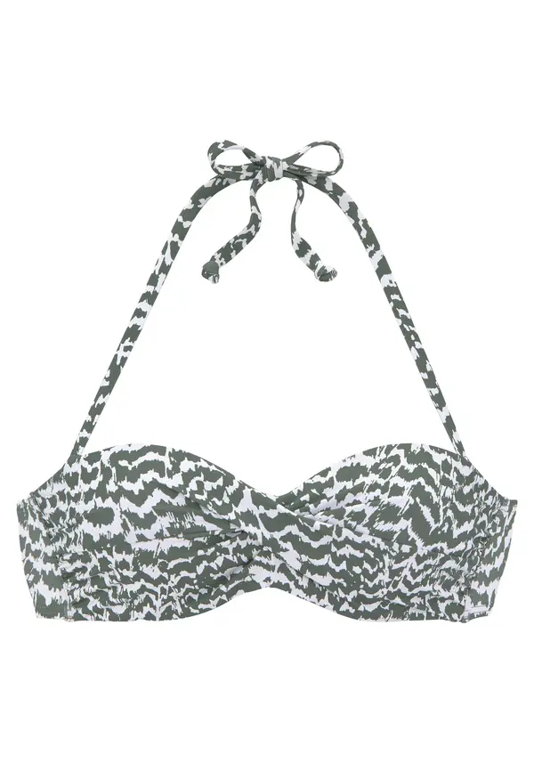 LASCANA LASCANA Bikini zgornji del  oliva / bela