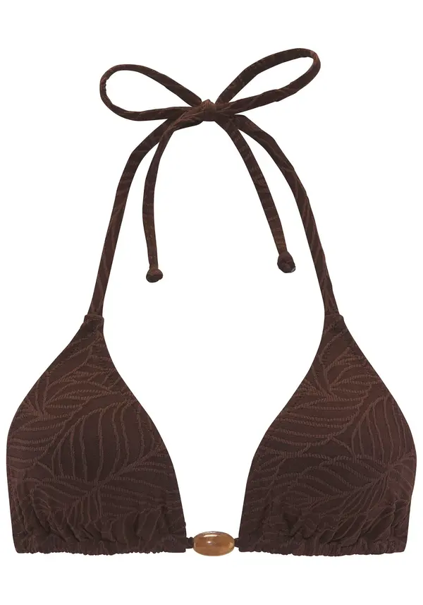 LASCANA LASCANA Bikini zgornji del  rjava / temno rjava