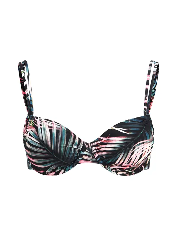 LASCANA LASCANA Bikini zgornji del  smaragd / travnato zelena / roza