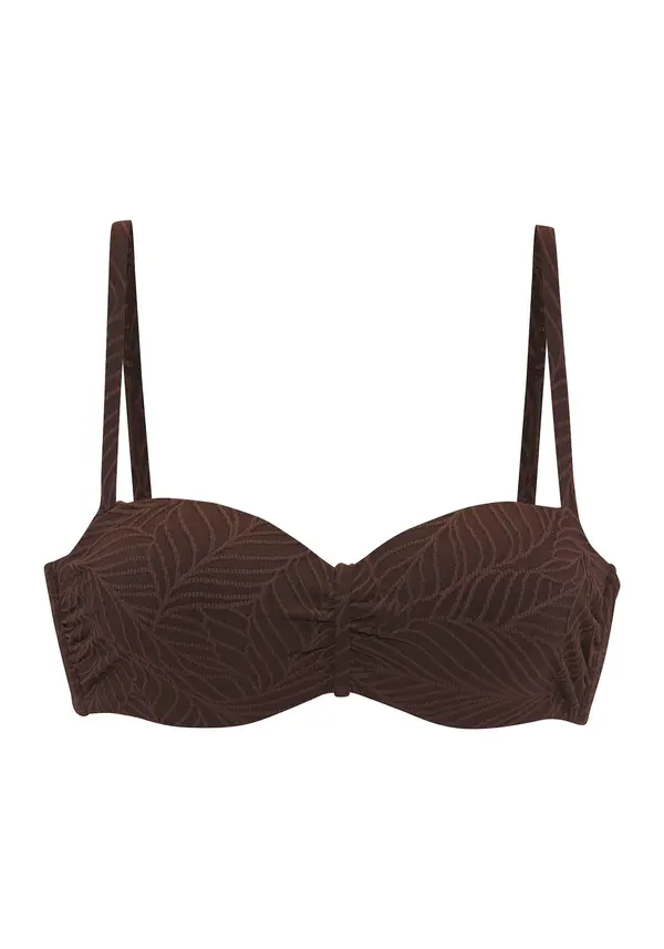 LASCANA LASCANA Bikini zgornji del  temno rjava