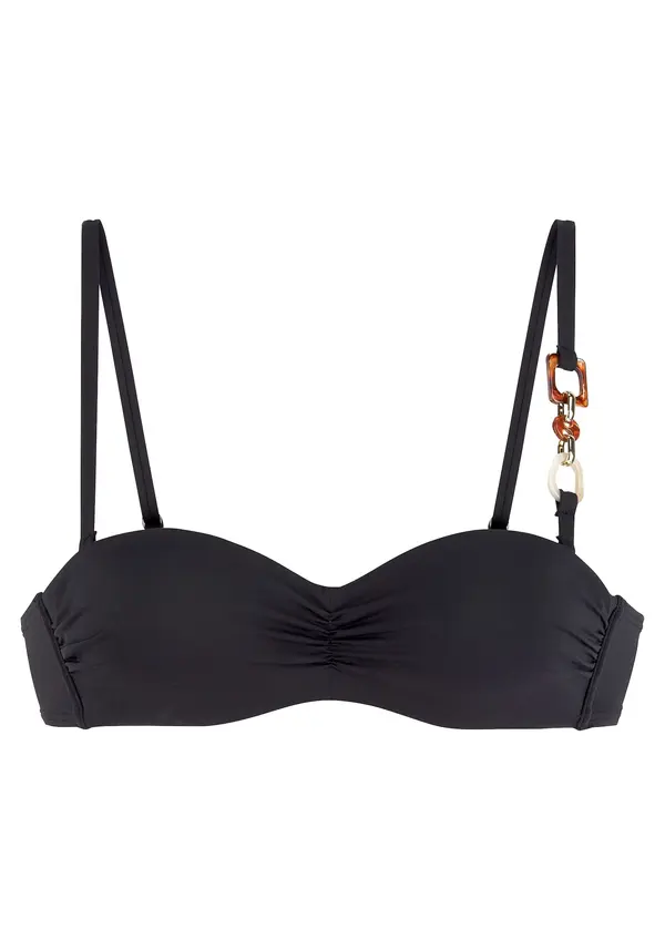 LASCANA LASCANA Bikini zgornji del 'Wire'  črna
