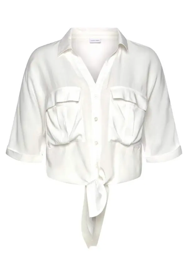 LASCANA LASCANA Bluza  bela