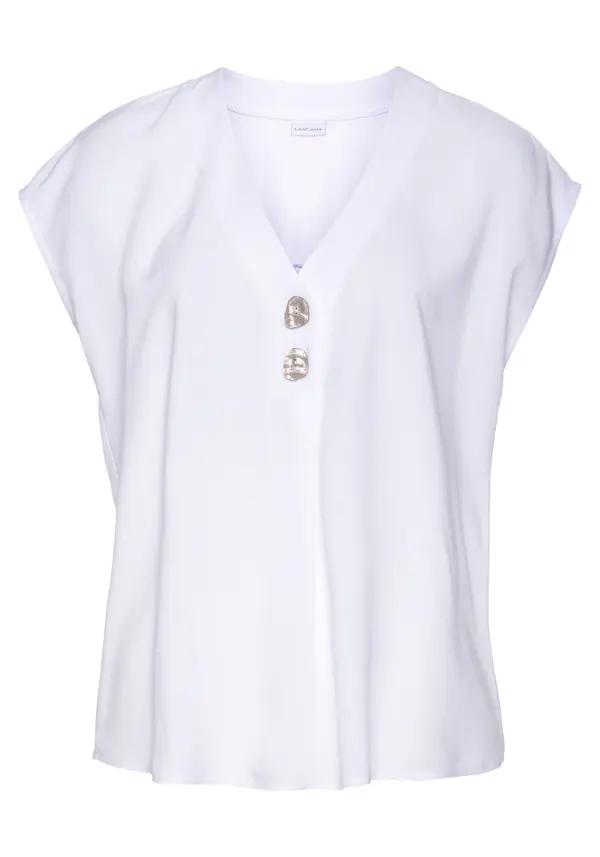 LASCANA LASCANA Bluza  bela