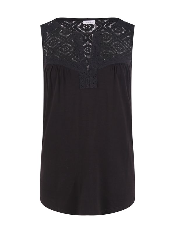 LASCANA LASCANA Bluza  črna