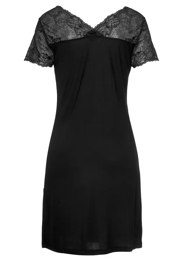 LASCANA LASCANA Bluza  črna