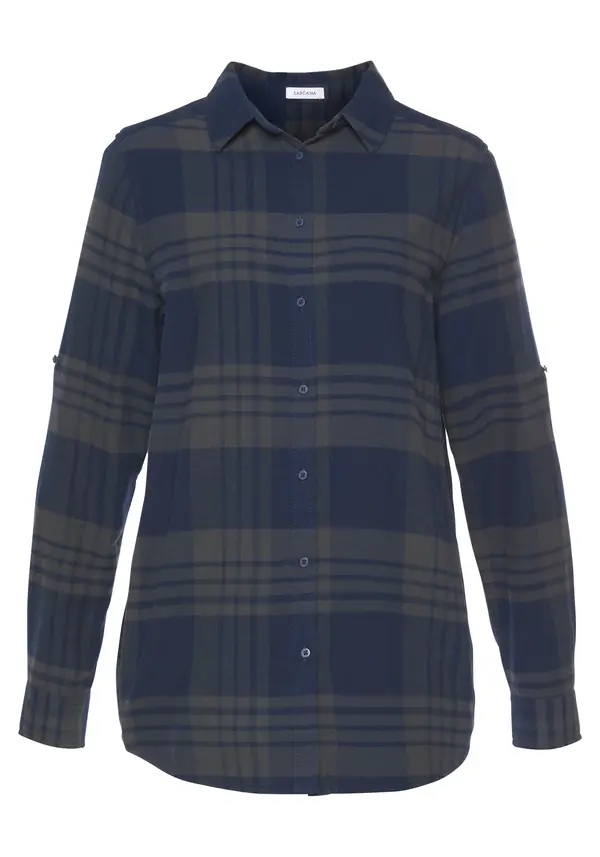 LASCANA LASCANA Bluza  marine / siva