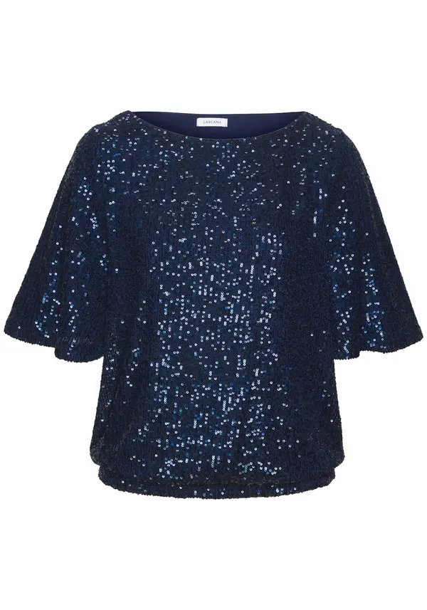 LASCANA LASCANA Bluza  temno modra