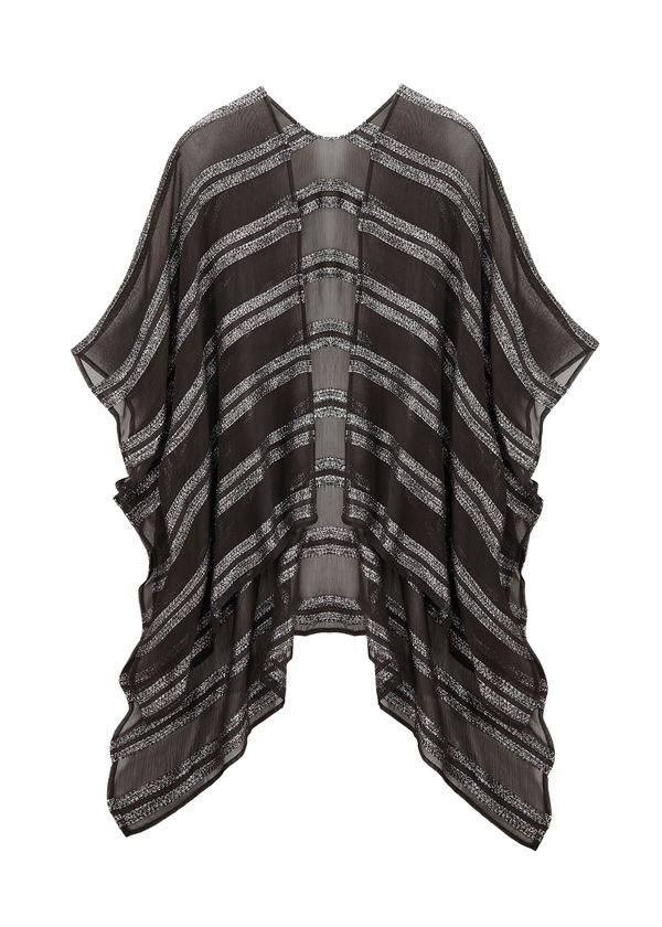 LASCANA LASCANA Brisače za na plažo  črna / srebrna