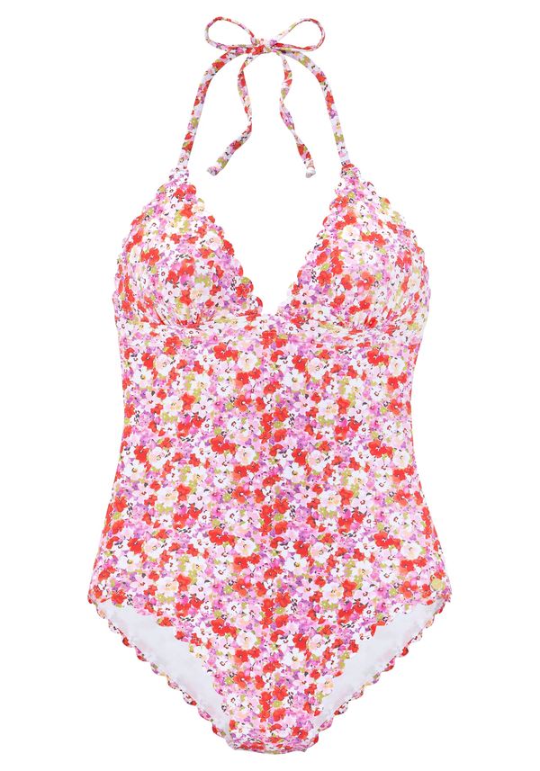 LASCANA LASCANA Enodelne kopalke  bež / zelena / lila / roza / rdeča / bela