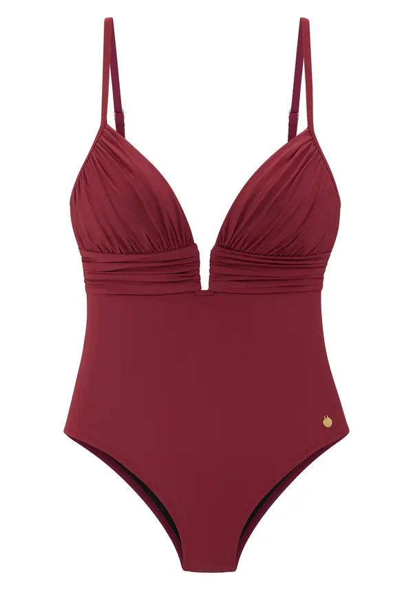 LASCANA LASCANA Enodelne kopalke  bordo