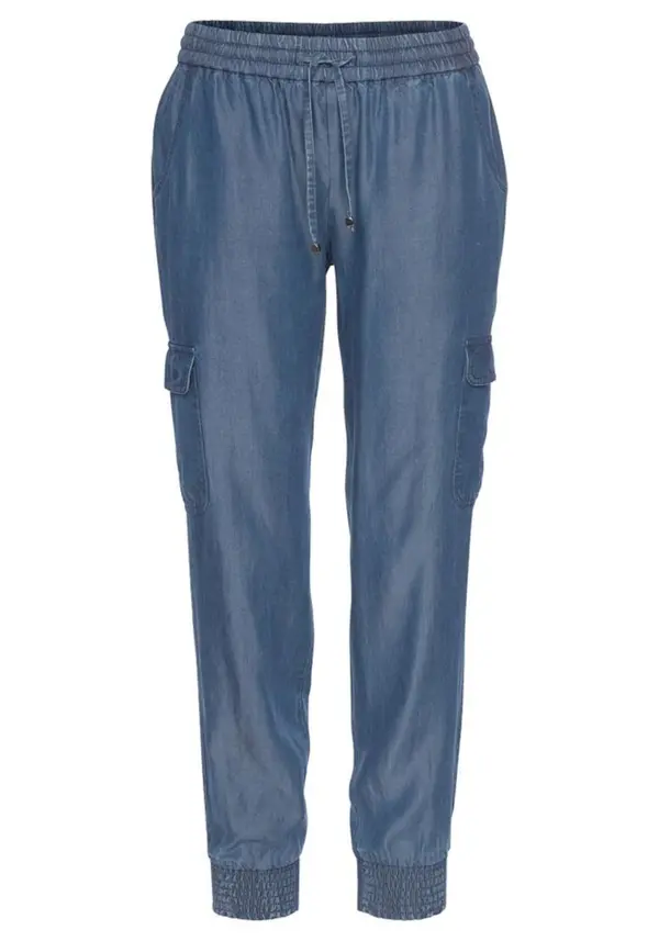 LASCANA LASCANA Hlače  moder denim