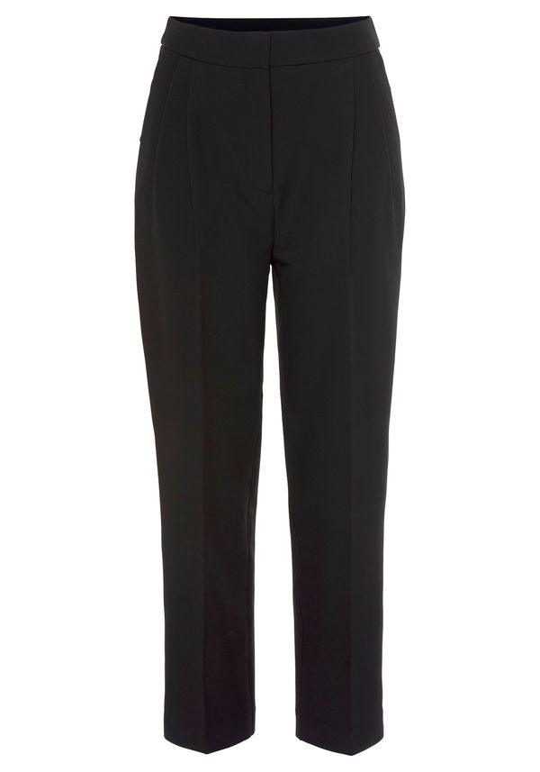 LASCANA LASCANA Hlače na rob  črna