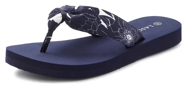 LASCANA LASCANA Japonke  temno modra / bela