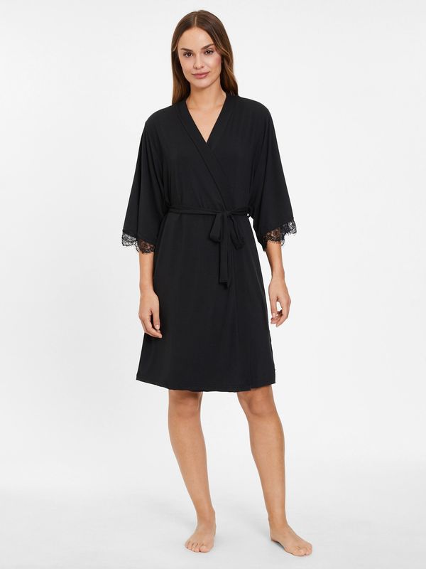 LASCANA LASCANA Jutranja halja  črna