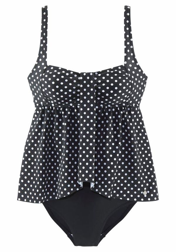 LASCANA LASCANA Kopalke za oblikovanje postave  črna / bela