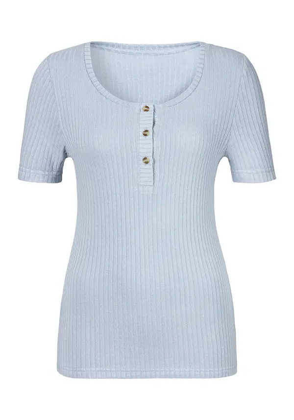 LASCANA LASCANA Majica  svetlo modra