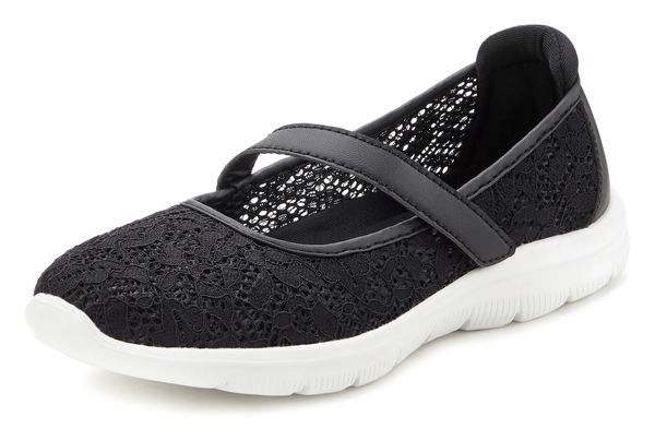 LASCANA LASCANA Natikači  črna