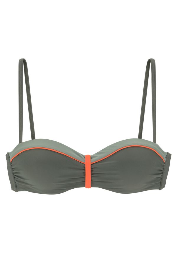 LASCANA LASCANA Nedrček  oliva / oranžna