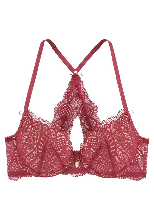 LASCANA LASCANA Nedrček 'Raquel'  rjasto rdeča / jajčna lupina