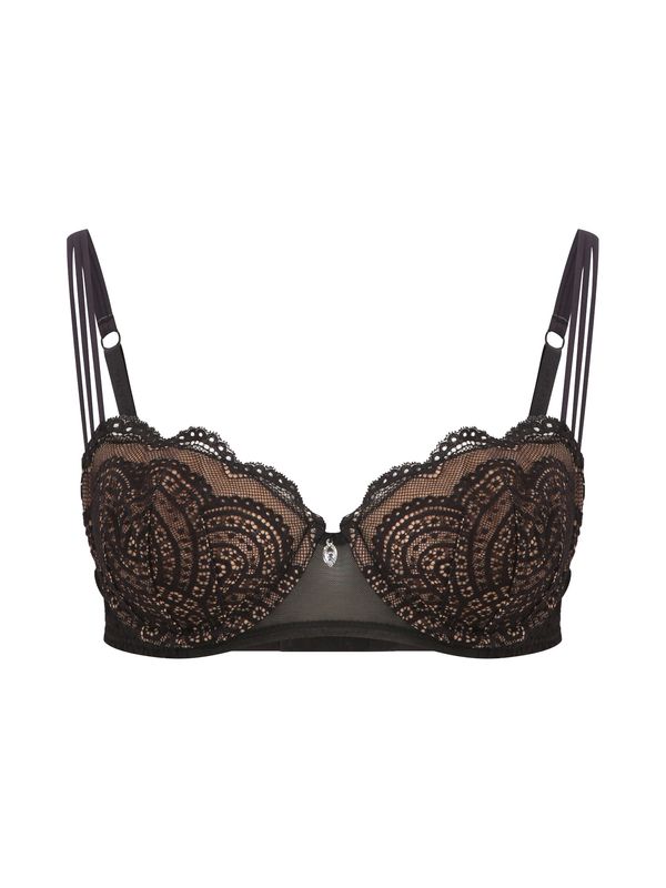 LASCANA LASCANA Nedrček  svetlo rjava / črna