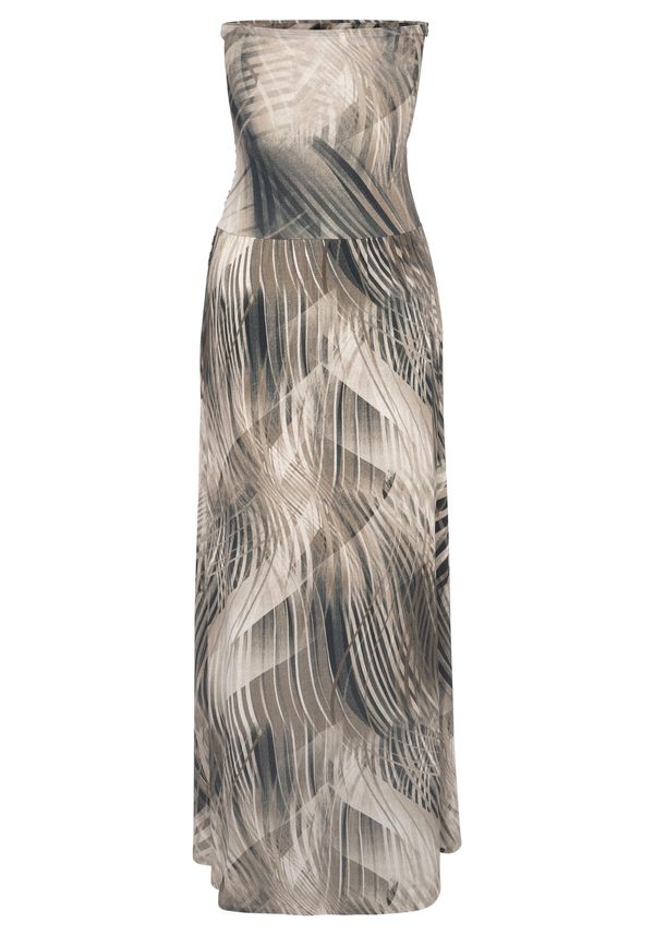 LASCANA LASCANA Obleka  rjava / jajčna lupina