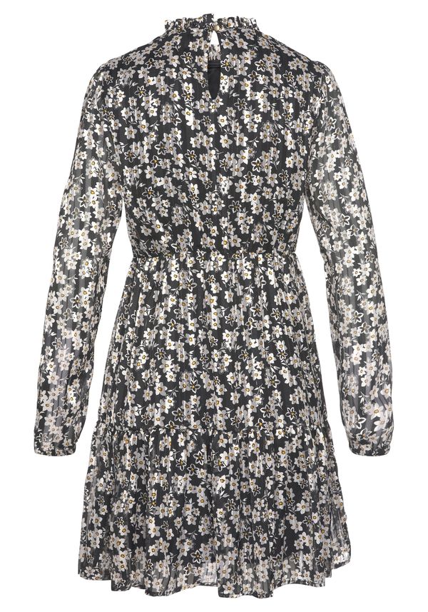 LASCANA LASCANA Obleka  rumena / črna / bela