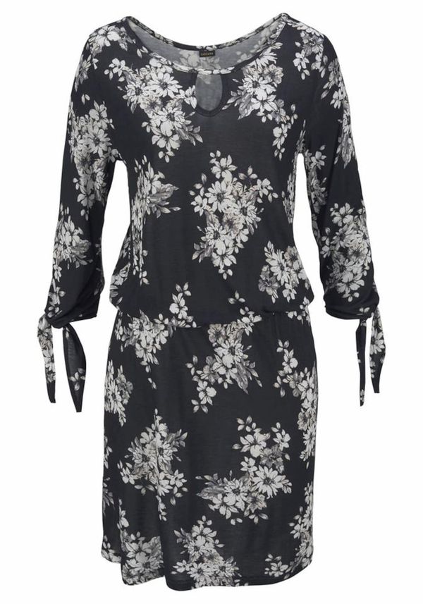 LASCANA LASCANA Obleka za na plažo  črna