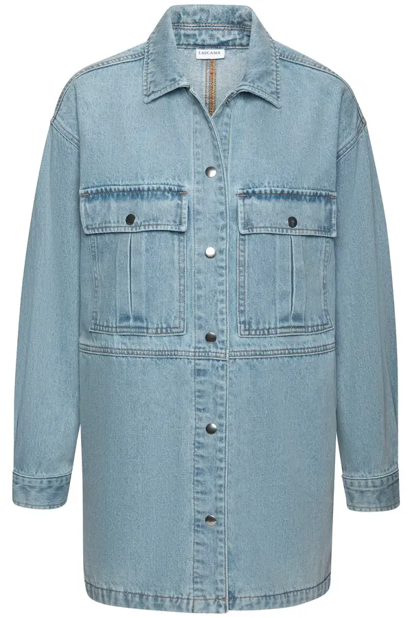 LASCANA LASCANA Prehodna jakna  moder denim