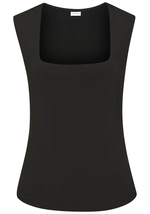 LASCANA LASCANA Top  črn denim