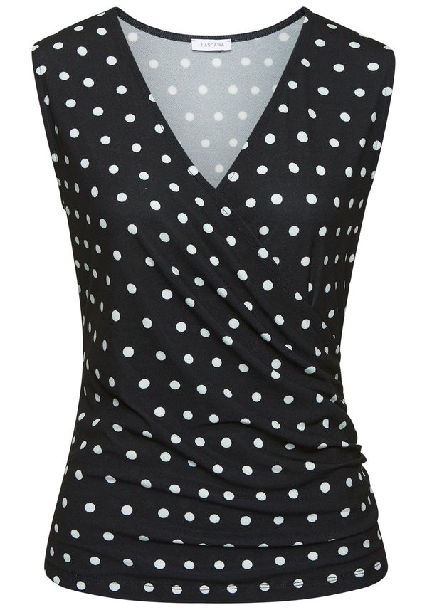 LASCANA LASCANA Top  črna / bela