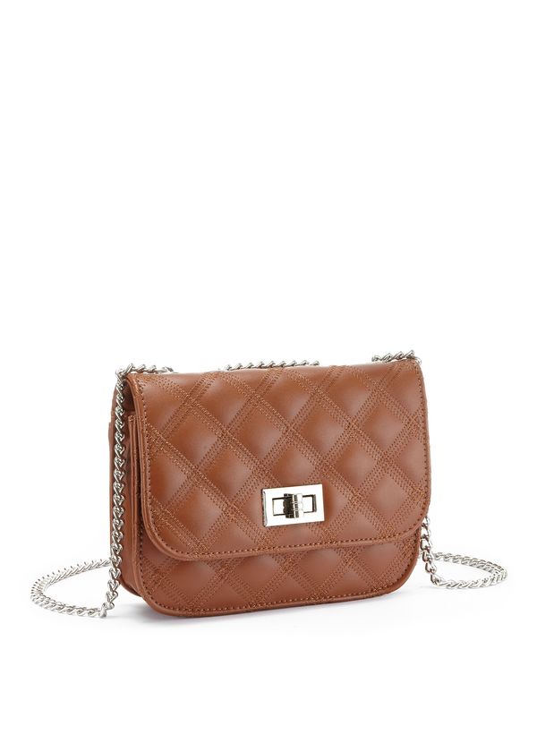 LASCANA LASCANA Torba za čez ramo  rjava / zlata / srebrna